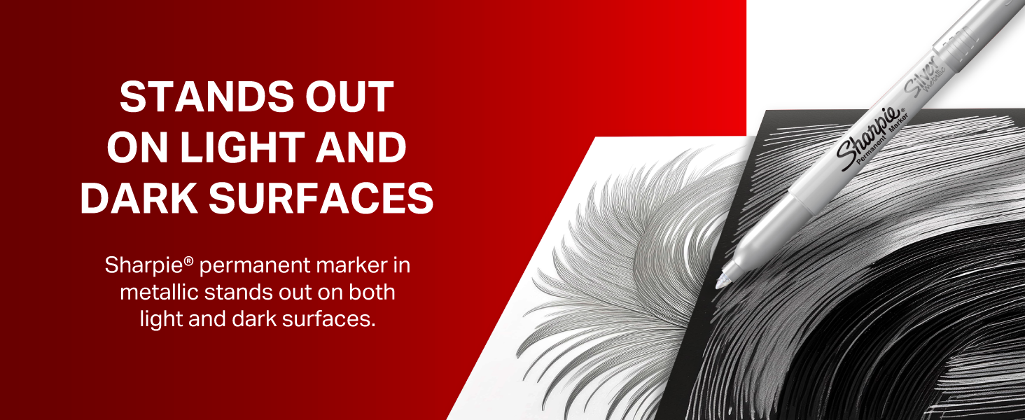 Sharpie Permanent Markers Variety Pack, Includes Chisel, Fine, and Ultra-Fine Tips, Black, 6 Count - Poster, Office, School Supplies