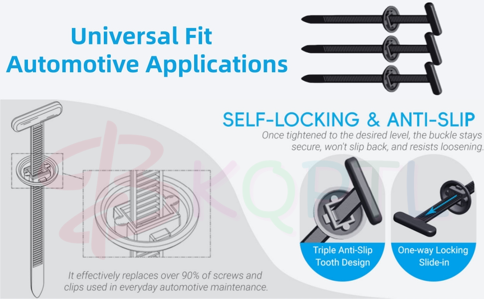 20 PCS Heavy Duty Nylon Universal Cable Tie Buckle – Self-Locking UV Resistant Zip Ties Holder for Car Daily Repair, Home DIY, Wiring & Cable Management (20)
