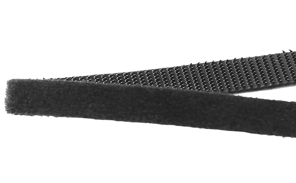 Store2508 Fastening Tape Cable Tie Double Side Hook & Loop Nylon Strap Power Wire Management (1 cm x 630 Cm)