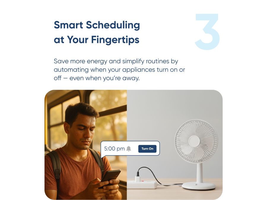 AZIOT 4 Socket Smart Extension - WiFi/Bluetooth, Power Monitoring, Individual Control, Made in India, Timer Function, Works with Home and Alexa