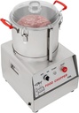 1100W 110V Commercial Food Processor, 10L Electric Stainless Steel Food Cutter 1400RPM High Output, Multifunctional Meat Grinder for Vegetable Fruits Grains Peanut Ginger Garlic