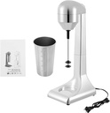 Milkshake Maker Machine, 100W Commercial Home Milk Shake Maker Mixer, Single Head Drink Mixer Blender Machine with 2 Speed, 16.91 oz Measuring Cup for Coffee Shops, Hotels, Restaurants