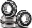 Yoursme 4 Pack Garage Door Torsion Spring Center Support Precision Bearings ID 1" x OD 2", Rotating Smooth Quiet & High Load and Durable