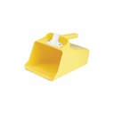 Remco 65526 Scoop,w/Handle Bracket,128 oz.,PP,Yellow