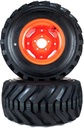 MowerPartsGroup Industrial Tire Assemblies 26x12.00-12 Fits Kubota BX Series K2561-17610