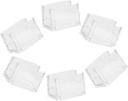 ABOOFAN 6pcs Modern Acrylic Coffee Pod Box Tea Bag Sugar Holder Storage Case for Home Office Hotel