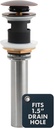 Nantucket Sinks 2.5" Pop Up Drain for Bathroom Sink with Overflow – Oil Rubbed Bronze Bathroom Sink Drain Kit NS-UDORB-of