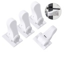 Door Lever Lock Child Proof - Baby Proofing Door Handle Lock -Toddler Safety Doorknob Latch for Toilet Facuet Handle - No Drilling Install - Easiest Use （4 Pack）