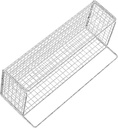 Yosoo Kitchen Hanging Storage Rack Wall Mounted Storage Basket Organizer Dormitory Bedroom (White)