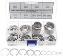 200pcs Metric 304 Stainless Steel Internal Snap Ring Assortment Kit 10 Kinds