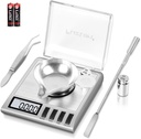 Fuzion Milligram Scale, 50g/0.001g Digital Milligram Scale with Calibration Weights, Jewelry and Gem Scale, Mg Scale for Powder, Reloading, Includes Scoop, Powder Pan and Tweezers