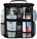 Christmas Birthday Gifts for Women Man, Dorm Room Essentials for Guys Girls Boys, Quick Dry Mesh Shower Caddy Portable, Large Capacity Shower Bag with Hanging Hook, Travel Beach Camping Esentials