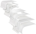 KastLite Under Cabinet Light Cover Replacement Sample Pack | 2" White Acrylic Undercabinet Lens Diffuser | All 8 Shapes Included for Fit Testing