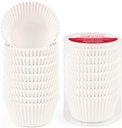 Standard White Cupcake Liners for Baking 200 Counts - Caperci Greaseproof Muffin Baking Cups for Wedding Birthday Party Baby Shower Festivals (White)