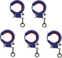 5pcs Upgraded Blue Cable Wire Threading Tool Cable Tray Roller Threading Wire Pulling Pulley