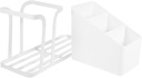 Luxshiny Coffee Station Organizer for Paper Cups Straws and Sugar Packets Stylish Desk Tea and Coffee Bags Storage Box for Use