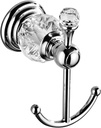 Chrome Bathroom Robe Hooks,Towel Hook Silver Crystal Bathroom Hardware