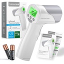 Medical Grade FSA-HSA Eligible Heavy Duty Touchless Infrared Forehead Thermometer, for Adults & Baby Digital Thermometer Gun, 1s Instant Results