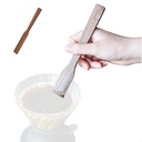 watchget 9.25 Inch Wooden Coffee Syphone Stir Stick French Press Spoon, Reusable Coffee Brewer Stirrer for Coffeemaker