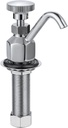 Kitchen Faucet Single Hole Dipper Well Faucet 0.5 GPM Flow Coffee Shop Bar Counter Sink Faucet Deck Mount Commercial Food Washing Tool for Washing Ice Cream or Coffee Spoons, Brass