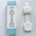 2 Pack Child Proof Non-Metal Cabinet Door with Adjustable. Keep Baby Out of Cat Food & Litter Box. for Door Knobs & Lever Handles - Easy to Install