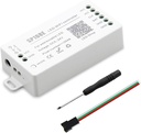 ALITOVE WS2812B WS2811 WS2801 LED WiFi Controller, iOS Android App Wireless Remote Control DC 5V~24V SP108E for SK6812 SK6812-RGBW WS2812 WS2813 WS2815 AL2815 RGB Halloween Christmas LED Pixels Strip
