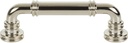 Top Knobs Cranford Pull 3 3/4 Inch (c-c) Polished Nickel