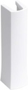 Kohler Elmbrook 7 in. W x 8 in. D Rectangular Pedestal Sink Base in White K-R5334-0