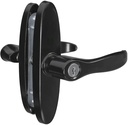 V1332 Decorative Lever Latch for 5/8" to 1-3/8" Thick Door - Black