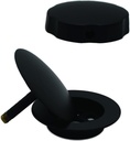 Westbrass Standard Trim for Cable Drive Bath Waste, Matte Black, D50T-62