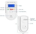 Carbon Monoxide Detector Plug in Wall，CO Gas Monitor Alarm Detector with Digital Display Sound & Light Warning for Home/Workplace/Travel