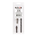 E-Z LOK 400-008-CRThread Installation Kit for Wood Stainless Steel Threaded Inserts, Includes 8-32 Knife Thread Inserts (10), Drill, Installation Tool