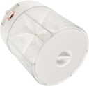 Unomor Rice Dispenser Measuring Cup 6-Compartment Grain Storage Container Plastic Dry Food Dispenser for Home Kitchen Organization