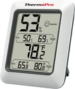 ThermoPro TP50 Digital Hygrometer Indoor Thermometer Room Thermometer and Humidity Gauge with Temperature Humidity Monitor