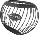 Elegant European Style Fruit Basket Coffee Pod Storage Holder Countertop Organizer
