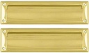 Deltana MS212CR003 13 1/8-Inch Mail Slot with Solid Brass Interior Flap