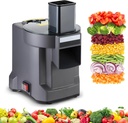 Commercial Food Processor, Electric Vegetable Dicer Slicer, Multifunctional Veggie Chopper, Professional Heavy Duty Fruits Cutter with 3 Stainless Steel Blades,220V