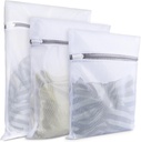 Mesh Laundry Bags for Delicates, 3 Pack Laundry Bags Mesh Wash Bags in 3 Sizes(1 Large, 1 Medium, 1 Small), Durable and Gentle Lingerie Bags for Washing Delicates, Garment Bag for Washing Machine