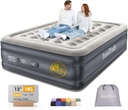 InnoTruth Air Mattress Queen with Built in Pump, Inflatable Mattress Blow up Mattress, Family Choice Award Winner, 18" Colchones Inflables Foldable Air Bed for Guest & Home, Ideal for Camping, 650lbs