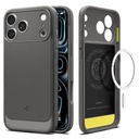 Spigen Rugged Armor MagFit caso per iPhone 17/18 Pro Max, grigio