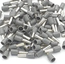 Rpi shop - 4 SQMM (E4009) Cavo Ferrules Copper Crimp Connettori, Wire Crimping Tool Kit,Insulated Cord Pin End Terminal, Colore Gray Pack di 100 Pcs