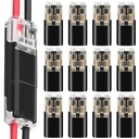 Confezione da 12 2 Pin spina del connettore del cavo, Terminale di connessione del connettore della spina dell'automobile, 18-22AWG Connettore rapido della giunzione del cavo, connettore del cavo, connettore del cavo