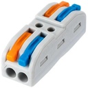 Connettore a filo XELYTON, Terminali di connessione universali, Connettori elettrici in linea del circuito, Collegamento rapido & Assemblaggio gratuito Kit di splicing elettrico per compatto (2 In 2 Out, 30)