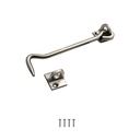 Gancio/Stopper della porta di alluminio di Volo Premium per porta finestra/porta. Confezione da 6 Pcs