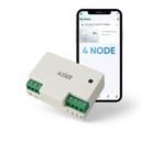 AZIOT 4 Node Smart Switch - Comunicazione Wifi/Bluetooth - Made in India - Funzione Timer - Comando vocale (4 Nodo)