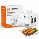 E-COSMOS® Tofu Maker and Draining Mold, Rimozione dell'acqua a molla dell'acciaio inossidabile per Tofu, Paneer & Greek Yogurt, BPA-Free Food-Safe Maker per Tofu Firm & Extra Firm