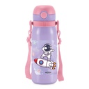 MILTON Torque 650 ISI certificata bottiglia d'acqua dell'acciaio inossidabile, prova di leak, prova di ruggine, parete singola, 1 Yr garanzia, bottiglia d'acqua di smerigliatrice ideale per la bottiglia dei bambini della scuola, 625 ml, viola (astronauta)