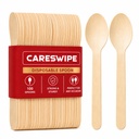 160 mm, 100 pacchetti Spoons monouso | Flatware da pranzo in legno | Ideale per il compleanno dei bambini, matrimonio e festa
