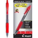 PILOT G2 Penne in gel rosso fine punto, Dozen Box, 31022