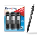 Carta Mate InkJoy 300RT Penne a sfera retrattile, punto medio (1.0mm), nero, 24 conte